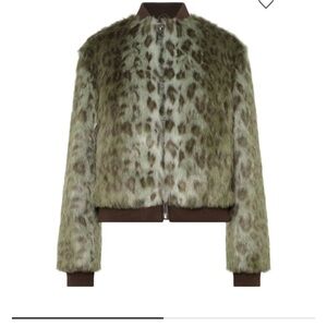 Unreal fur foliage jacket